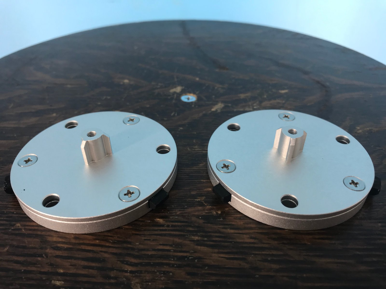 Burlington Recording Trident Aluminum Turntable Plates for Studer/ Revox  A80/A812/A816/A820 (PAIR)